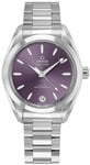 Omega 220.10.34.20.10.002 Seamaster Aqua Terra 150M Lila/Stål Ø34 mm