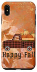 iPhone XS Max Happy Fall Farm Truck Pumpkin Harvest Autumn Fall Leaves Case