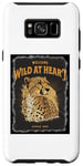 Coque pour Galaxy S8+ Welcome Wild at Heart (grand chat guépard)