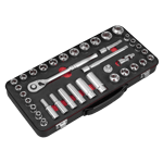 Socket Set 3/8"Sq Drive 37pc - Metric/Imperial - Premier Platinum Series