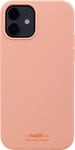 Holdit iPhone 12/12 Pro silikonfodral (pink peach)