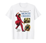 The Count of Monte Cristo Alexandre Dumas Vintage Book Cover T-Shirt