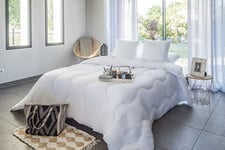 blanrêve - Very Warm Anti Dust Mite Duvet - Maxi Comfort and Very Inflatable - Single Bed - Eco Responsible White - 140 x 200 cm
