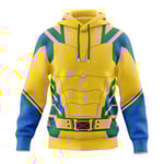 Cosplay Deadpool 3 Wolverine 3D Hoodies Superhjälte X-Men Jacka Kläder Kostymer Yellow XL