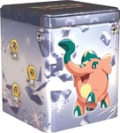 JCC Pokémon : Boîte empilable Métal (3 boosters et 2 Pages d’Autocollants)