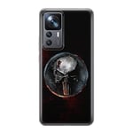 ERT Group Coque de téléphone Portable pour Xiaomi 12T Original et sous Licence Officielle Marvel Motif Punisher 004 Parfaitement adapté à la Forme du téléphone Portable, Coque en TPU
