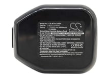 Replacement Battery for Hitachi model, fits Part No WH6DC, NR90GR2, NR90GC3, NR90GC2 Nailgun, NR90GC2 Nail Gun, NR90GC2, NR90GC, NR90 Nail Gun, NR90EB714S 7.2V Ni-MH 3000mAh/21.60Wh
