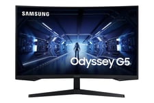 Samsung Odyssey G5 C27G54TQBU skärm - LED-bakgrundsbelysning - 27" - AMD FreeSync Premium - VA - 1ms - WQHD 2560x1440 vid 144Hz