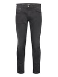 Anbass Trousers Slim Hyper Cloud Black Replay