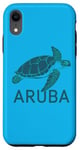 iPhone XR Sea Turtle Aruba One Happy Island beautiful sunset beach Case