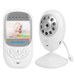 Wireless Baby Monitor, Two-Way Audio, Night Vision, Temperature Baby Monitor, Video Baby Monitor, Lullabies, Large-Capacity Battery, for Baby/Pet/Nanny/Elderly(UK PLUG)