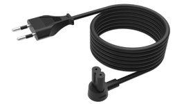 Flexson 5M Power Cable For Sonos ERA, Five, Arc, Beam, Ray and Sub Black