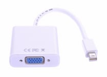 New Mini DisplayPort Display Port To VGA Adapter Cable For Apple Macbook DP 324