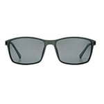 Foster Grant Men's Fgmp 18 01 Gry Pol Sunglasses, Black, One Size UK