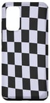 Galaxy S20 Lavender Gray Checkerboard Classic Checker Checkered Racing Case