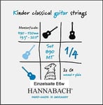 Hannabach cordes de guitare classique série 890 1/4 guitare enfants Mensur: 49-52cm - Mi6