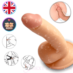Sex Toys for Men 7 Inch Suction Cup Dildo Realistic Real Feel Penis Dong Massage