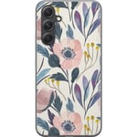 Samsung Galaxy S24 FE Transparent Mobilskal Blomsterglädje