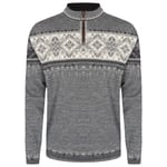 Dale of Norway Dale of Norway Men's Blyfjell Knit Sweater Smoke Drkcharc Offwhite Lgtcha S, Smoke DrkCharc OffWhite LgtCha