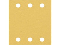 Bosch Tillbehör 2608901656 #####Slippapper För Svängande Slipmaskiner Kornstorlek 80 (L X B) 107 Mm X 115 Mm 50 St