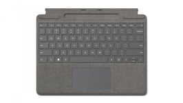Microsoft Surface Pro Signature Keyboard Platinum Microsoft Cover port QWERTY English