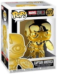 Figurine Pop - Marvel - Captain America Gold - Funko Pop