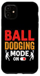iPhone 11 Funny Dodgeball game Design for a Dodgeball Player Case