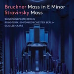 Anton Bruckner : Bruckner: Mass in E Minor/Stravinsky: Mass CD Album Digipak