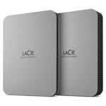 LaCie Mobile Drive (2022). HDD capacity: 1 TB HDD size: 2.5&quot;. USB ve