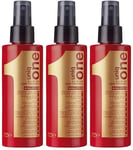 Pack of 3 REVLON Professional Uniq One Hair Treatment, 150ml.