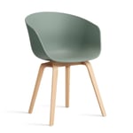 HAY About a Chair 22 stol 2.0 Fall green-såpat ekstativ