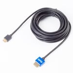6m Slim HDMI Male Mini (Type C) to Male (Type A) Cable, The World's Slimmest HDMI Lead? (Gold Plated, 1080p, 3D, High Speed, ARC)