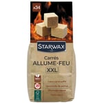 Starwax - Carrés allume-feu pour barbecue, poêle et cheminée x34