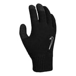NIKE UNISEX KNITTED TECH AND GRIP GLOVES 2.0 BLACK - S/M