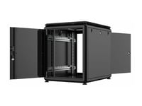 Lanview By Logon Data Line - Rack - 600 X 800 Mm, Data Line - Fristående - Svart - 12U - 19"