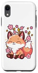 iPhone XR Kawaii Japanese Fox Sakura Cherry Blossom Festival Spring Case