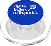 La vie est meilleure avec les sports de raquette de padel PopSockets PopGrip pour MagSafe
