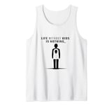life without kids is nothing love funny holiday family cat Tank Top
