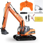 Huina RC Digger 1/14 Scale Remote Controlled Excavator with Longer Extended Arm