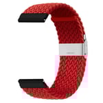 Flätat klockarmband Garmin Forerunner 245 Music - Mörkröd