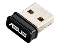 ASUS USB-N10 NANO - Verkkosovitin - USB 2.0 - 802.11b/g/n