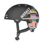Abus Casque de ville ABUS Skurb ACE - casque de vélo stylé pour le quotidien, le skate, le BMX ou le longboard - noir, taille M