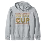 Brewing The Perfect Cup Barista Coffee Maker Coffee Drinker Zip Hoodie