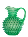 Alice's Paris Hobnail Jug 2L Home Tableware Jugs & Carafes Water Carafes & Jugs Green Anna Von Lipa