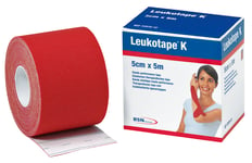 Leukotape K 5cm x 5m Röd 1 st