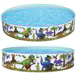 Trädgårdspool Dinosaurier 244 x 46 cm Bestway 55001