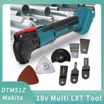 Cordless LXT DTM51Z Makita 18v Multi Tool With Wellcut Accessories 17pc