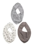 Bandana Bibs 3-Pack Patterned Fixoni