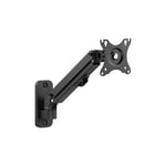 Gembird MA-WA1-01 monteringssats - justerbar arm - för LCD-display - svart av fin textur