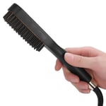 (US Plug)Electric Beard Straightening Comb Beard Straightener Brush For Men SG5